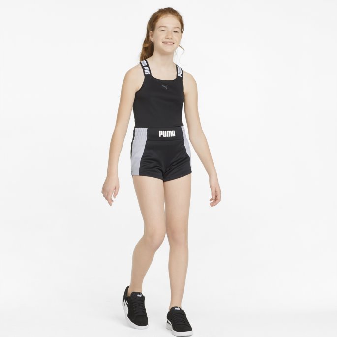 Puma På Tilbud Svart Runtrain Shorts Store Barn