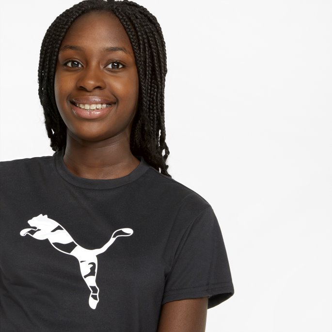 Puma På Tilbud Moderne Sports Ungdomst-skjorte Svart