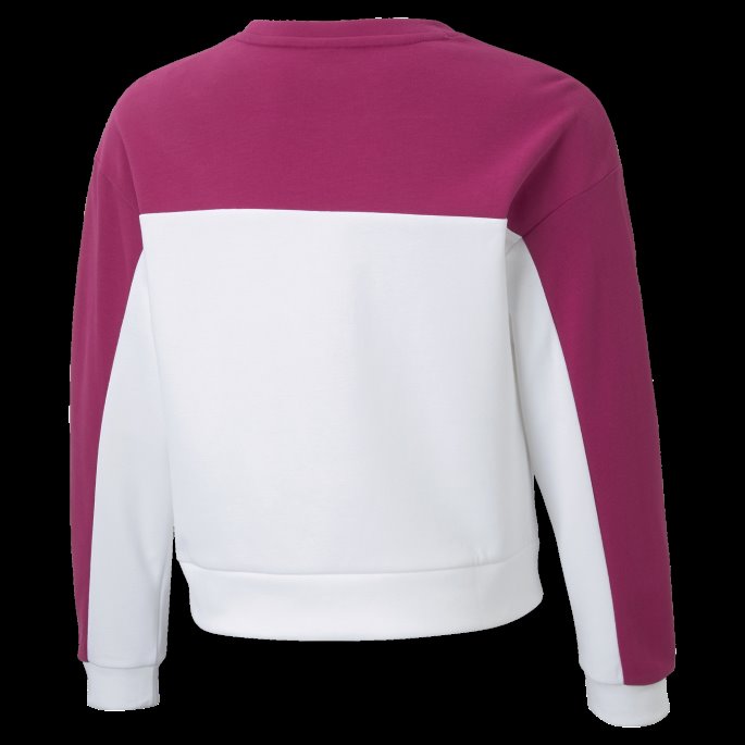 Moderne Sportscrew Ungdomsgenser Festival Fuchsia Puma På Salg