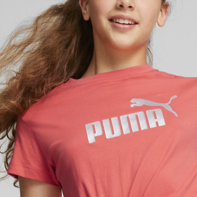 Puma På Tilbud Essentials+ Logo Knute Ungdoms-t-laks