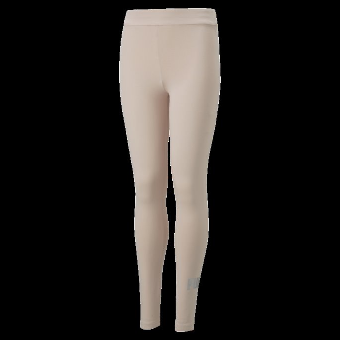 Essentials+ Logo Ungdomsleggings Rose Quartz Puma På Salg
