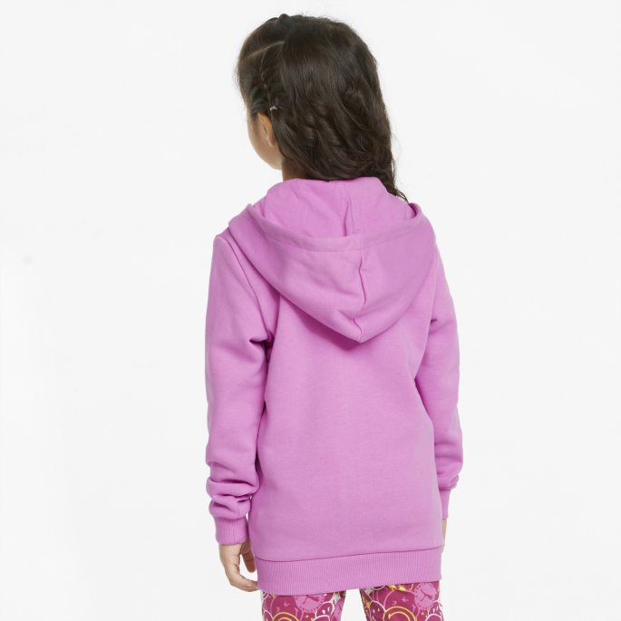 Puma På Tilbud X Smiley World Hettegenser For Barn Med Full Glidelås Opera Lilla
