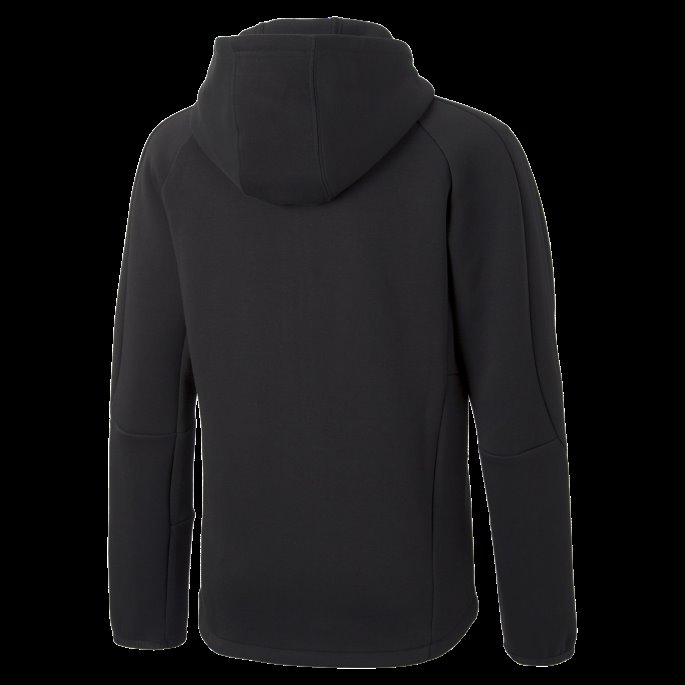 Evostripe Full Glidelås Ungdoms Hettegenser Puma På Tilbud Svart