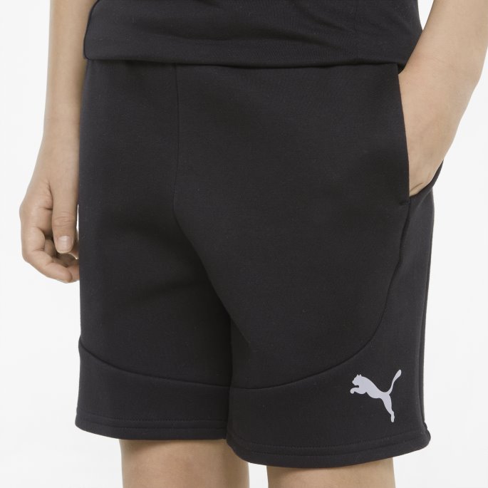 Puma På Tilbud Svart Evostripe Ungdomsshorts