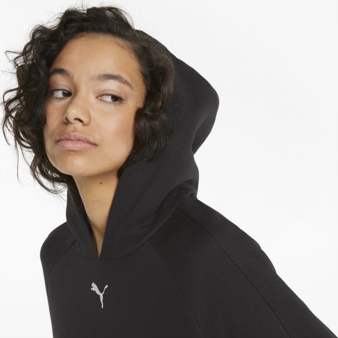 Puma På Tilbud Evostripe Hettegenser For Kvinner Svart