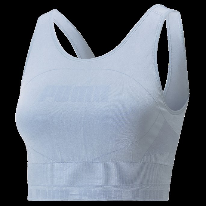Evoknit Dame Crop Top Blue Wash Puma På Salg