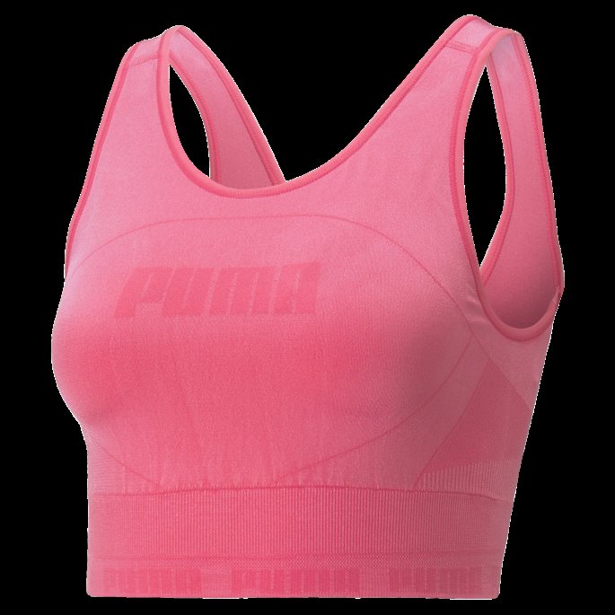 Solnedgang Rosa Evoknit Crop Top Puma For Kvinner På Salg