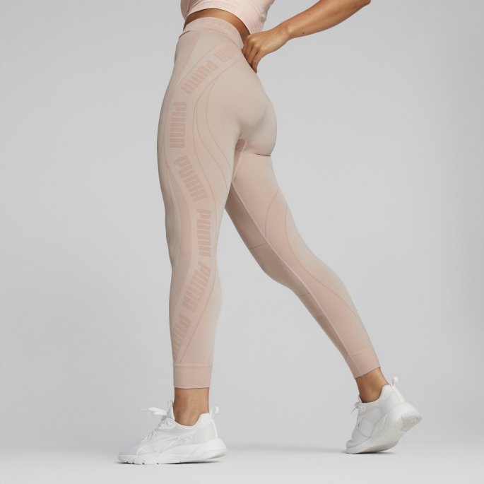 Puma På Tilbud Evoknit Dameleggings Rose Quartz