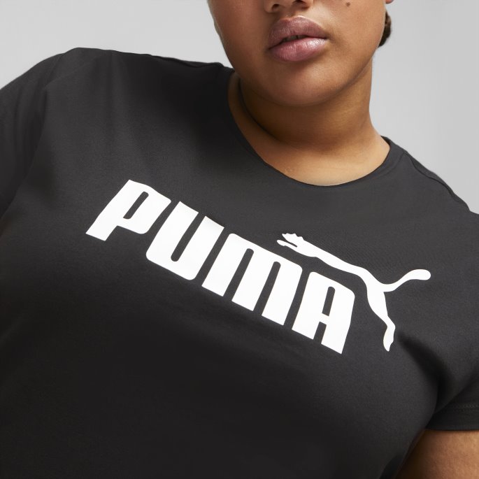 Essentials Logo Pluss Damet-skjorte Svart Puma På Salg