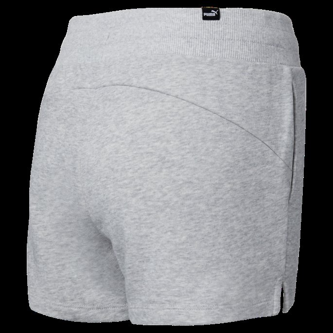 Puma På Tilbud Lys Grå Lyng Essensielle Sweatshorts For Kvinner
