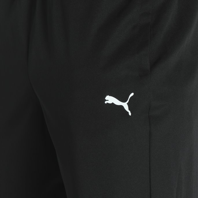 Essentials Vevde Joggebukser For Menn Puma På Tilbud Svart