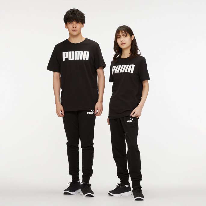 Essentials Herre-t-skjorte Svart Puma På Salg