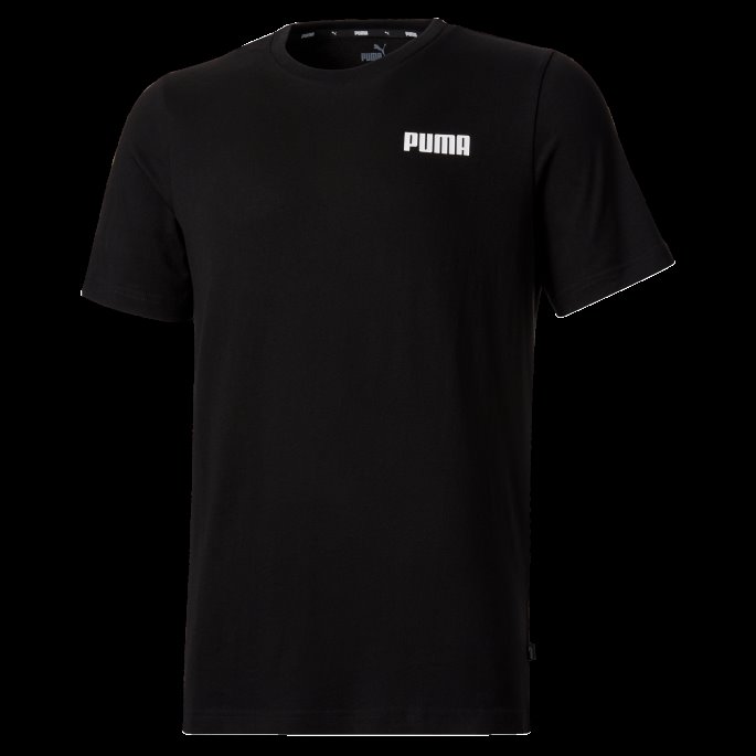 Puma På Salg Nødvendigheter Liten Logo Herre-t-skjorte Svart