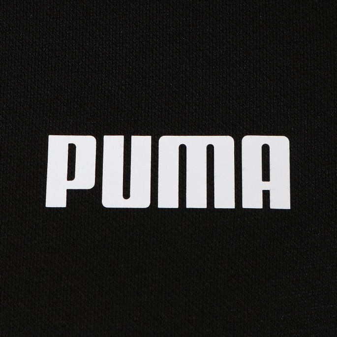 Svart Puma På Tilbud Nødvendig Hettegenser For Menn I Full Lengde
