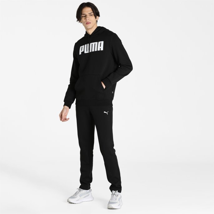Essentials Hettegenser For Menn I Full Lengde Svart Puma På Salg
