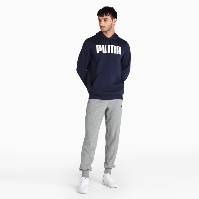 Peacoat Essentials Hettegenser For Menn I Full Lengde Puma På Salg