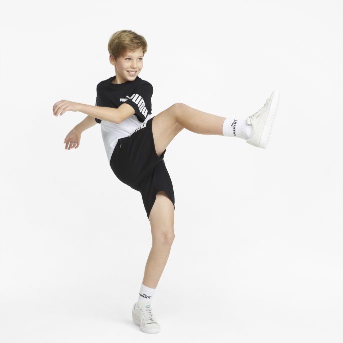 Power Ungdomsshorts Svart Puma På Salg