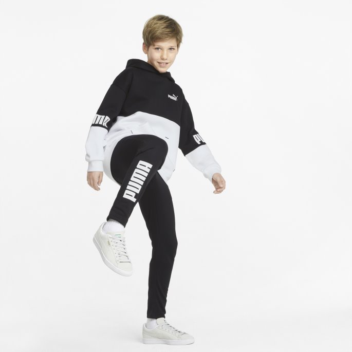 Puma På Tilbud Svart Power Joggebukse For Ungdom