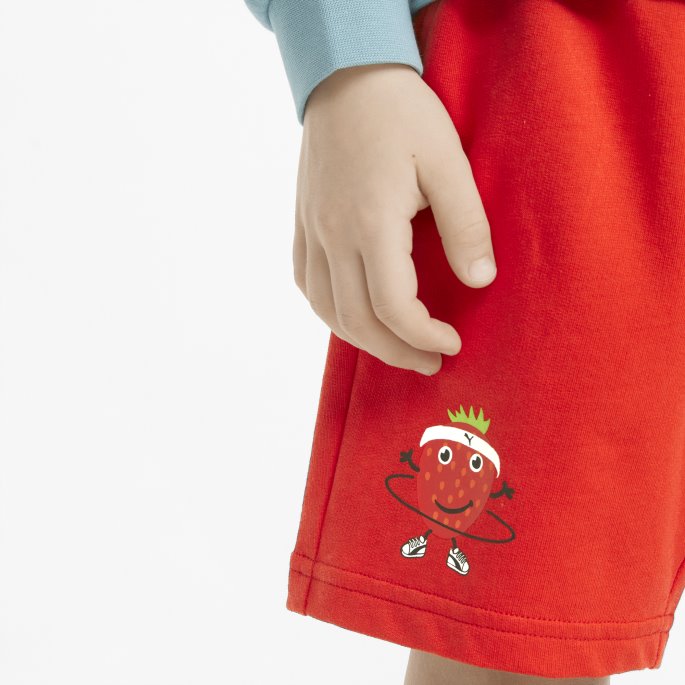 Fruitmates Barneshorts Høyrisiko Rød Puma På Salg