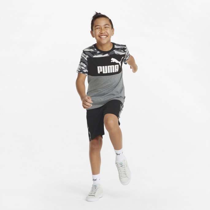 Essentials+ Camo Ungdomst-skjorte Puma På Tilbud Svart