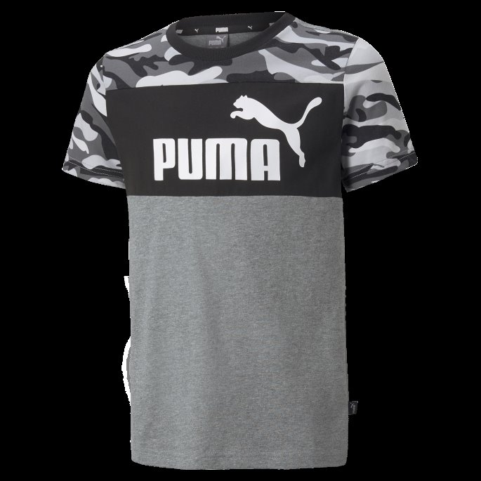 Essentials+ Camo Ungdomst-skjorte Puma På Tilbud Svart