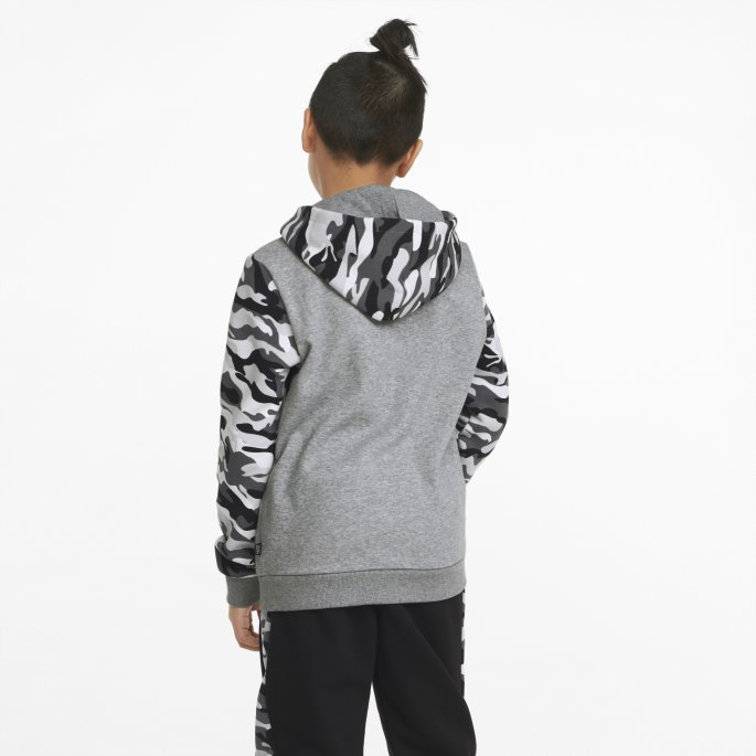 Svart Essentials+ Camo Hettegenser For Ungdom Puma På Salg