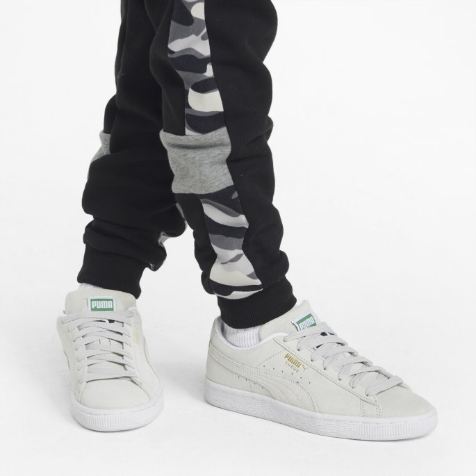 Essentials+ Camo Ungdomsbukse Svart Puma På Salg
