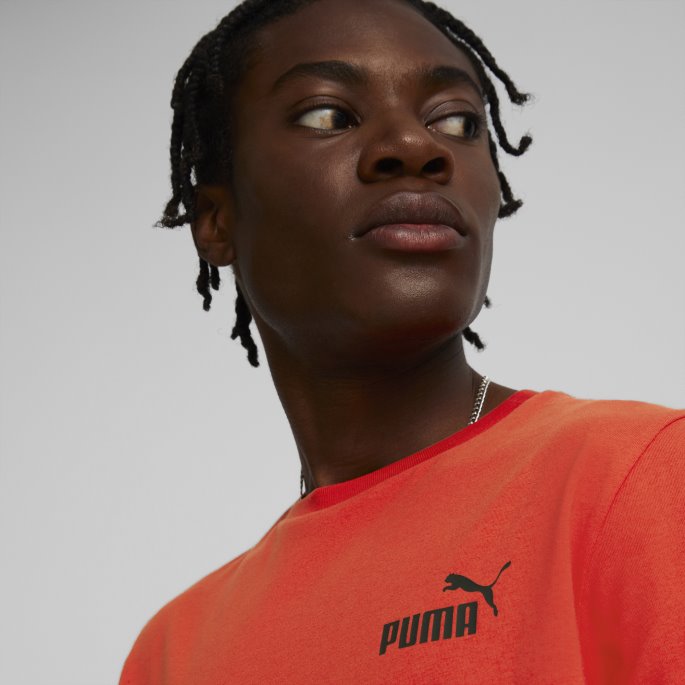 Puma På Tilbud Brent Rød Nødvendighet+tape Herre-t-skjorte