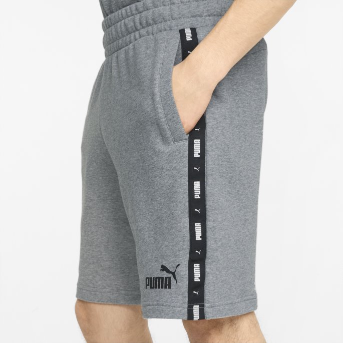 Essentials+ Tape Herreshorts Mellomgrå Lyng Puma På Tilbud