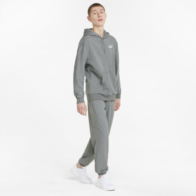 Essentials+ Hettegenser For Menn Mellomgrå Lyng Puma På Tilbud