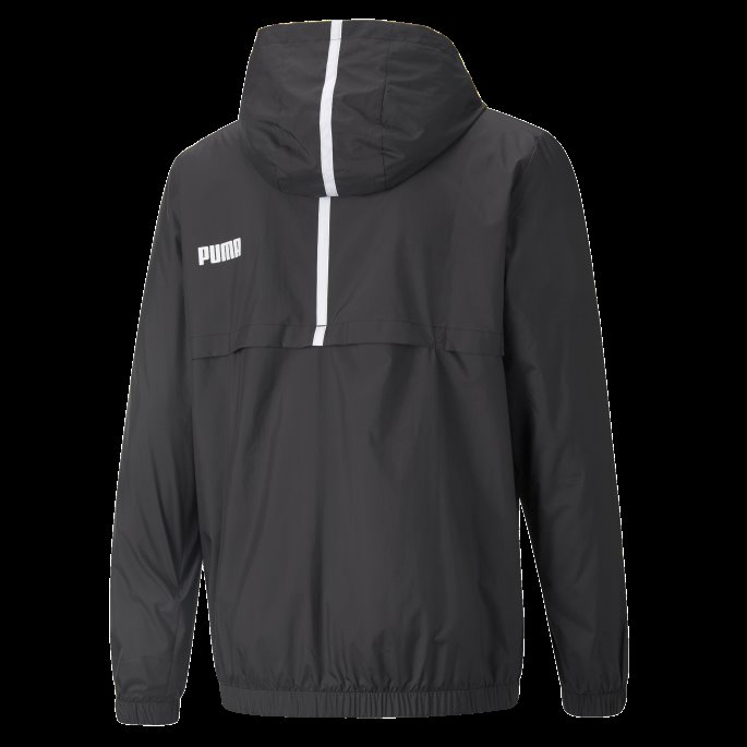 Black Essentials Solid Windbreaker Jakke Herre Puma På Tilbud