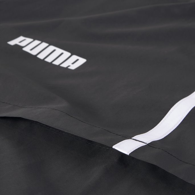 Black Essentials Solid Windbreaker Jakke Herre Puma På Tilbud