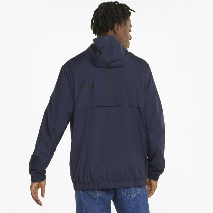 Essentials Solid Vindjakke Jakke Menn Puma På Tilbud Peacoat