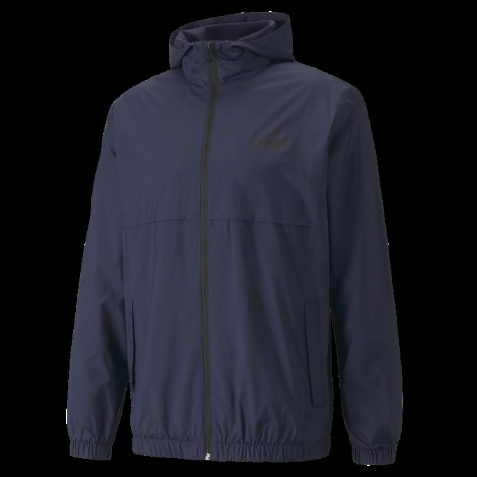 Essentials Solid Vindjakke Jakke Menn Puma På Tilbud Peacoat