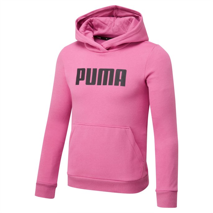 Puma På Tilbud Phlox Rosa Essentials Hettegenser For Ungdom I Full Lengde