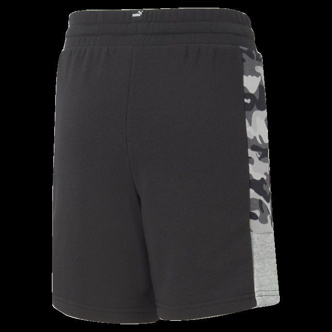 Black Essentials+ Camo Shorts For Ungdom Puma På Salg