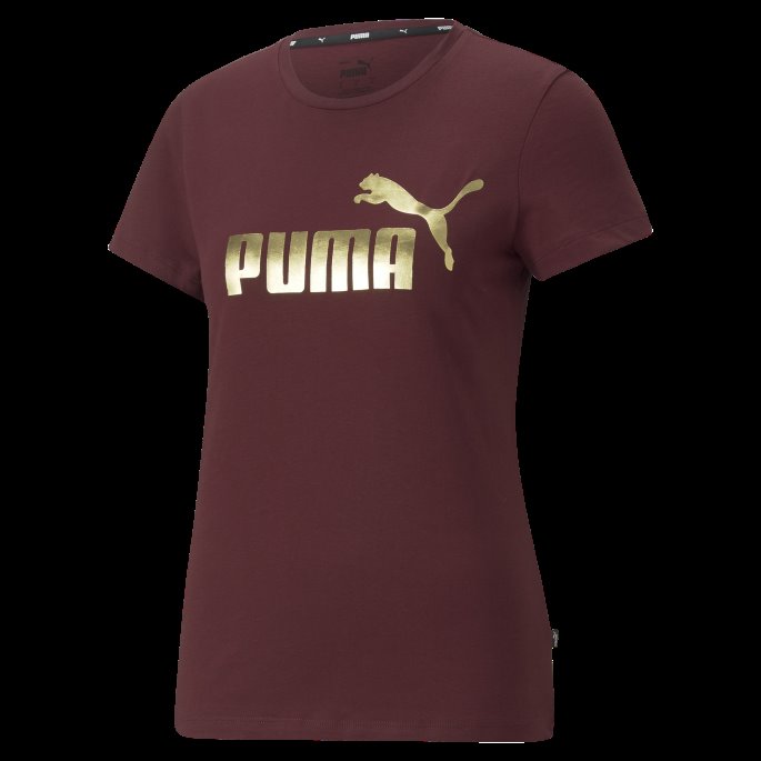 Aubergine Essentials+ Metallisk Logo For Damer Puma På Salg