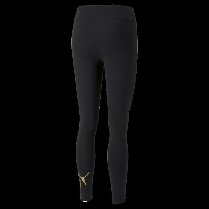 Essentials+ Metallic Dameleggings Puma På Tilbud Svart