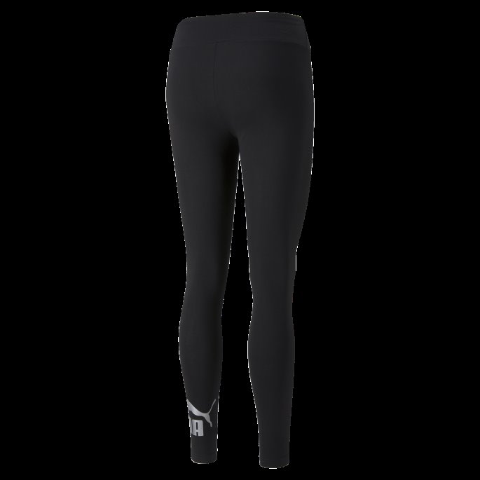 Svart-sølv Puma På Tilbud Nødvendighet+ Metallic Dameleggings