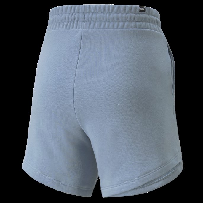 Blue Wash Essentials Høy Midje Shorts For Kvinner Puma På Salg