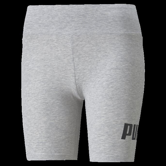 Lysegrå Lyng Puma På Tilbud Essensielle Logo Korte Leggings For Kvinner