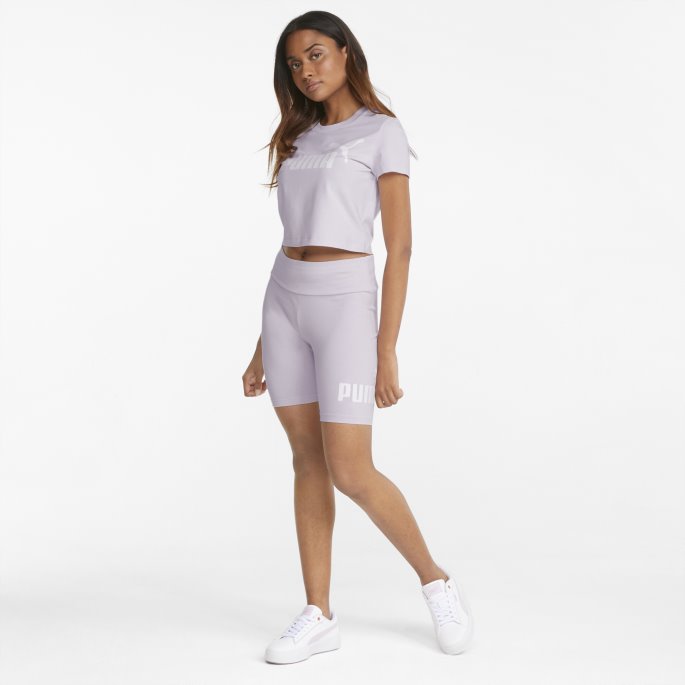 Essentials Logo Korte Leggings For Kvinner Puma På Salg