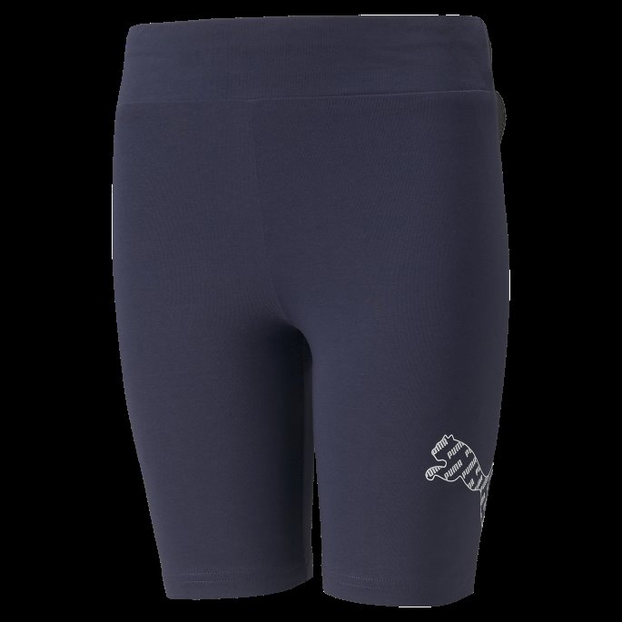 Puma På Tilbud Power Korte Ungdomsleggings Peacoat