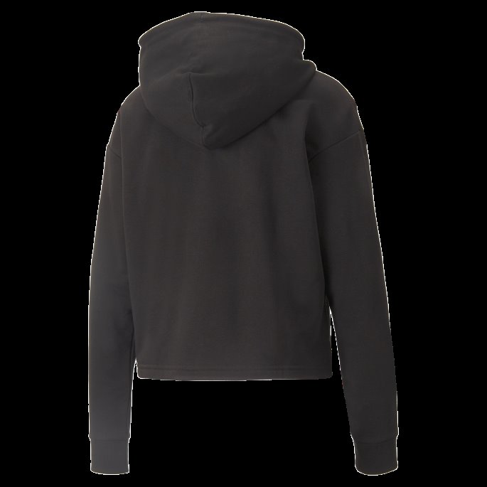 Puma På Tilbud Essentials+ Cropped Dame Hettegenser Svart