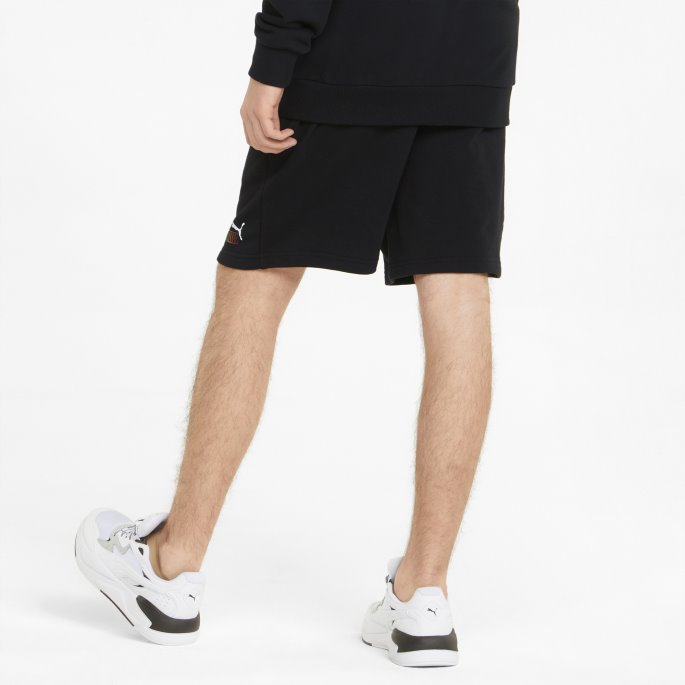 Essentials+ Rainbow Sweatshorts For Menn Puma På Tilbud Svart