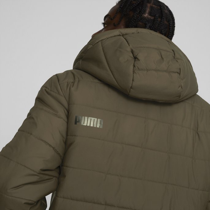 Essentials Polstret Jakke Menn Puma På Salg Dyp Oliven