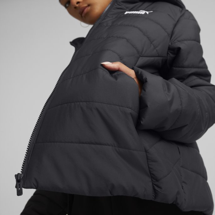 Essentials Polstret Jakke Dame Svart Puma På Salg