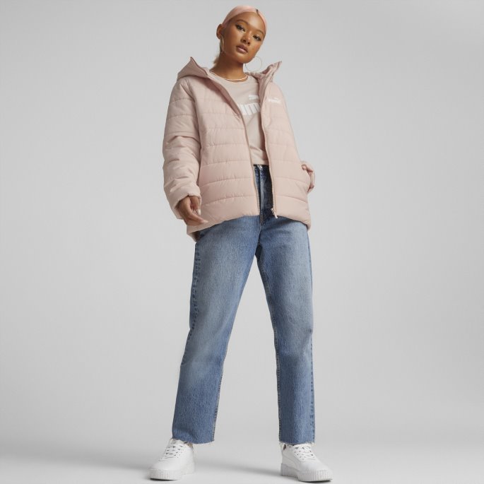 Puma På Salg Nødvendigheter Vattert Jakke Dame Rose Quartz