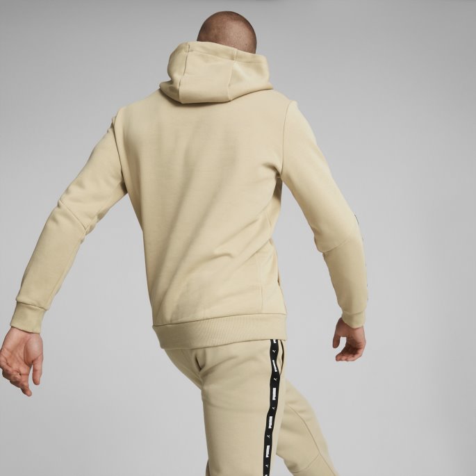 Essentials+ Tape Hettegenser For Menn Puma På Tilbud Lett Sand