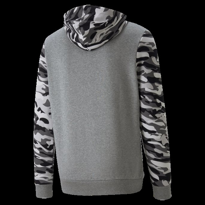 Essentials+ Kamuflasje Hettegenser For Menn Svart Puma På Salg